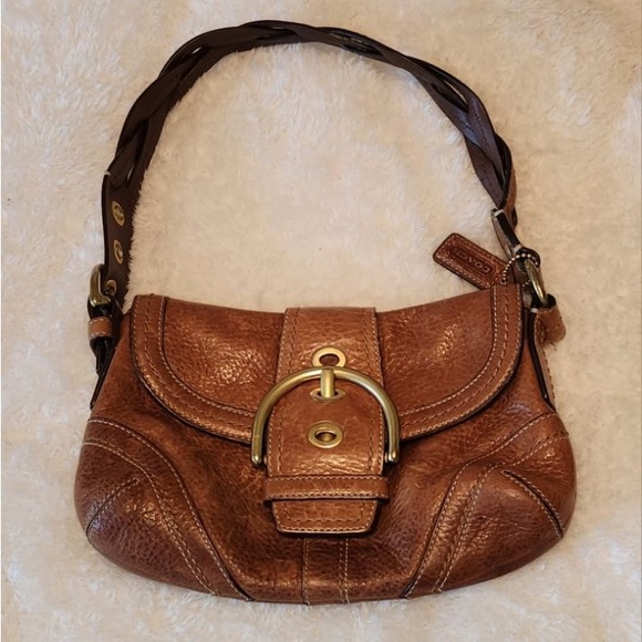 Coach Handbags - Rare Coach Vintage Soho bag with braided strap and matching coin purse.10317.